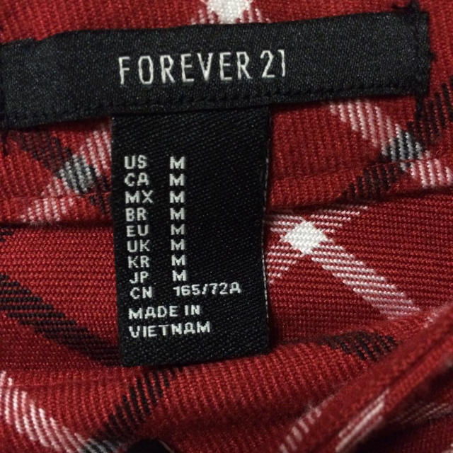 FOREVER 21(フォーエバートゥエンティーワン)のf21 チェック サークルスカート レディースのスカート(ミニスカート)の商品写真
