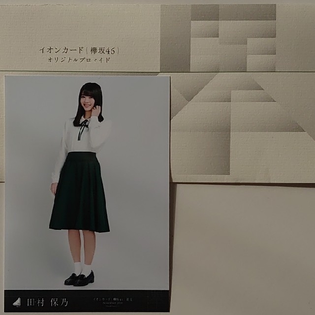 欅坂46(けやき坂46)(ケヤキザカフォーティーシックス)の欅坂46 イオンカード ブロマイド 田村保乃 エンタメ/ホビーのタレントグッズ(アイドルグッズ)の商品写真