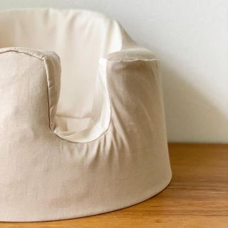 バンボ(Bumbo)のバンボカバー ライトベージュ アイボリー ハンドメイド(その他)