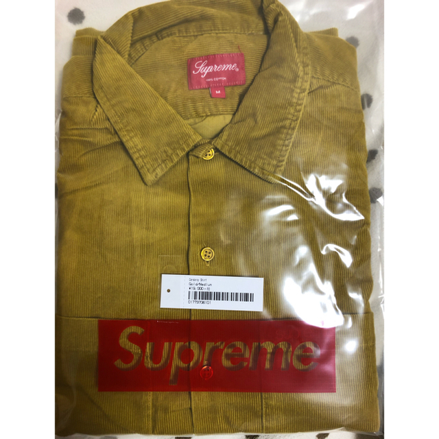 Mサイズ　supreme  Corduroy Shirt  gold