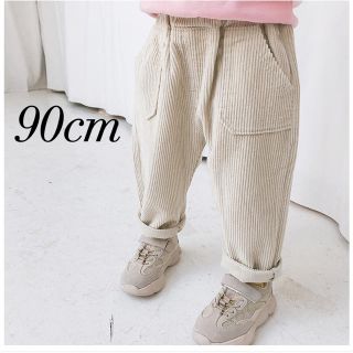 マーキーズ(MARKEY'S)の新品  韓国子供服 コーデュロイパンツ  パンツ  コーデュロイ 90(パンツ/スパッツ)