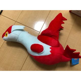 Bandai ポケモンフォーカス 伝説のポケモン でっかいぬいぐるみ ラティアスの通販 ラクマ