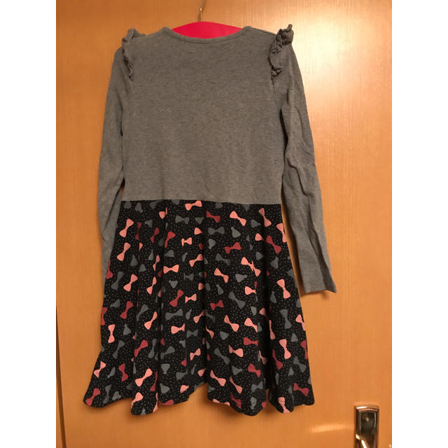 トリドリー🎀リボン柄ワンピース🎀140 キッズ/ベビー/マタニティのキッズ服女の子用(90cm~)(ワンピース)の商品写真