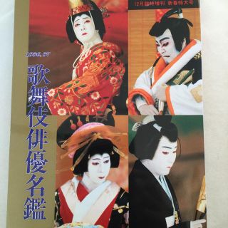 演劇界　歌舞伎俳優名鑑　　　平成7年12月臨時増刊新春特大号(音楽/芸能)