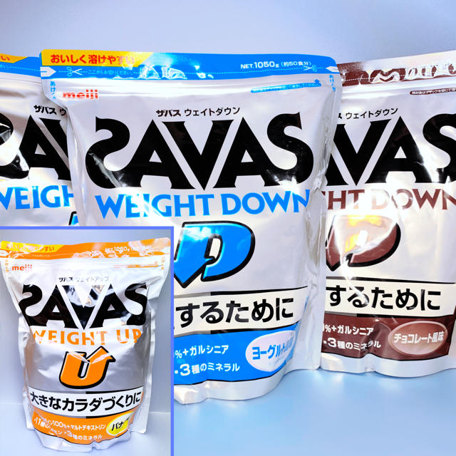 ????SAVAS ????ウエイトダウン ヨーグルト3個 ホエイバニラ2個