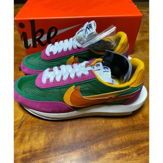 ナイキ(NIKE)のNike LDWAFFLE x sacai  26.5cm サカイ ピンク(スニーカー)