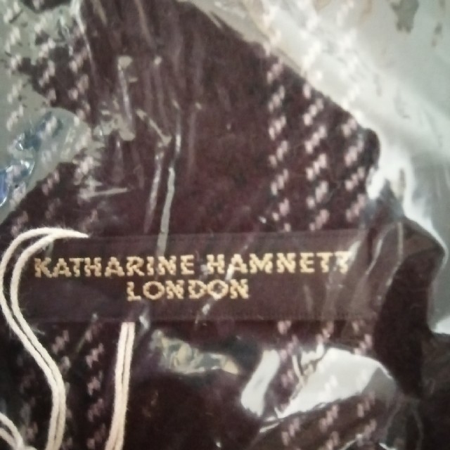 KATHARINE HAMNETT(キャサリンハムネット)のおきたんさん専用　未開封　キャサリンハムネット　メンズマフラー メンズのファッション小物(マフラー)の商品写真