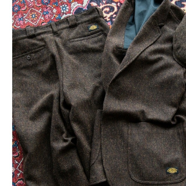 Dickies(ディッキーズ)のSサイズ dickies tripster BEAMS jacket brown メンズのスーツ(セットアップ)の商品写真