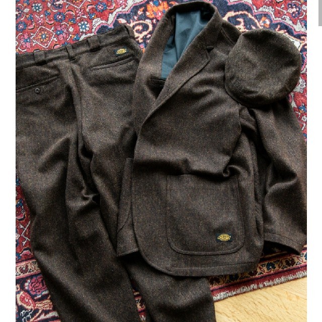 Dickies(ディッキーズ)のMサイズ dickies tripster BEAMS jacket brown メンズのスーツ(セットアップ)の商品写真