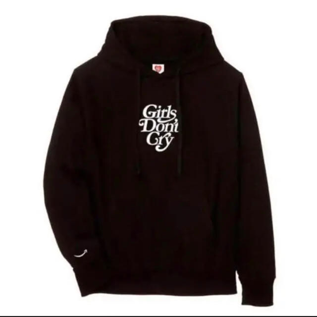 Girls Don't Cry Logo Hoodie BLACK 黒 XL