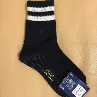 ポロラルフローレン(POLO RALPH LAUREN)の新品　レディース POLO ポロラルフローレン　厚手すべり止め付きソックス(ソックス)