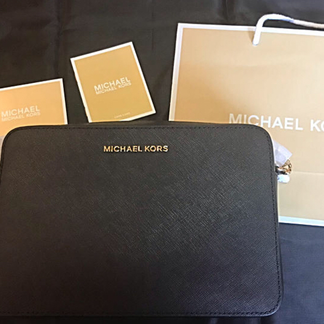 MICHAELE KORS マイケルコース チェーンストラップバッグ 黒