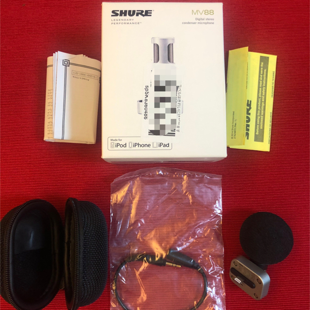 東京限定 SHURE MV88A-A 付属品完備美品 楽器 millonarios.com.co