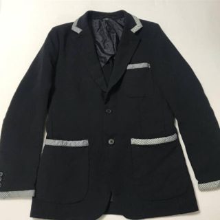 コムデギャルソン(COMME des GARCONS)の美品 コムデギャルソン オム DEUX ジャケット L ブラック(テーラードジャケット)