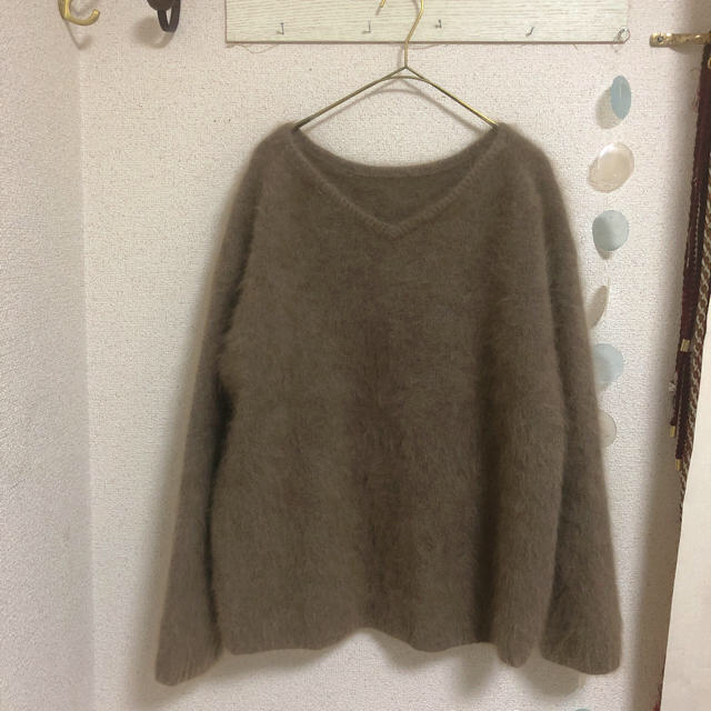 Plage(プラージュ)のPlage Fur Vネック ニットプルオーバー レディースのトップス(ニット/セーター)の商品写真