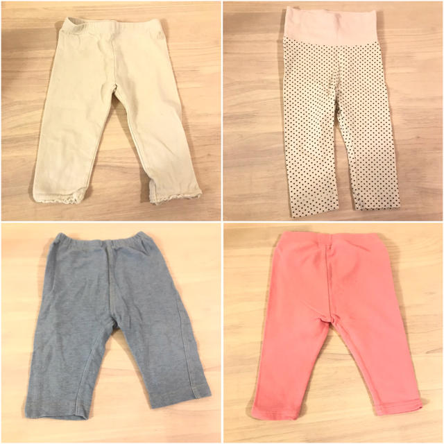 Old Navy(オールドネイビー)の子供服10枚セット ズボン70〜80サイズ（中古） キッズ/ベビー/マタニティのベビー服(~85cm)(パンツ)の商品写真