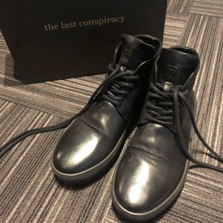 グイディ(GUIDI)の限界値下げ 室内試着のみthe last conspiracy　レザースニーカー(ブーツ)