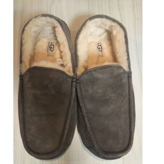 アグ(UGG)のお値下げ❗️UGG FOR　MEN　モカシン　グレー　US9　27ｃｍ(スリッポン/モカシン)