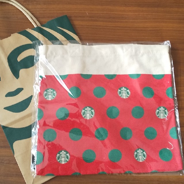 Starbucks Coffee(スターバックスコーヒー)のスタバ クリスマス 2019年 ホリデー ギフト第2弾 トートバック エンタメ/ホビーのコレクション(ノベルティグッズ)の商品写真