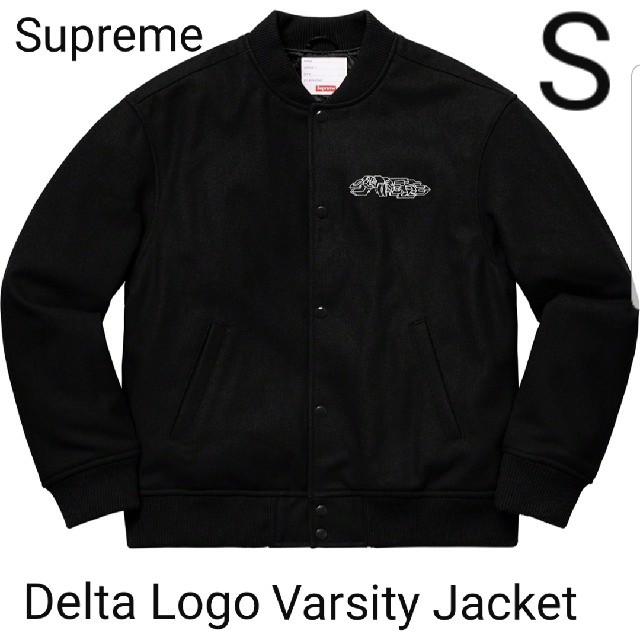 Supreme Delta Logo Varsity Jacket ブラック S