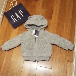 ベビーギャップ(babyGAP)の95 クマ耳つきのジャンパー　ブルゾン(ジャケット/上着)