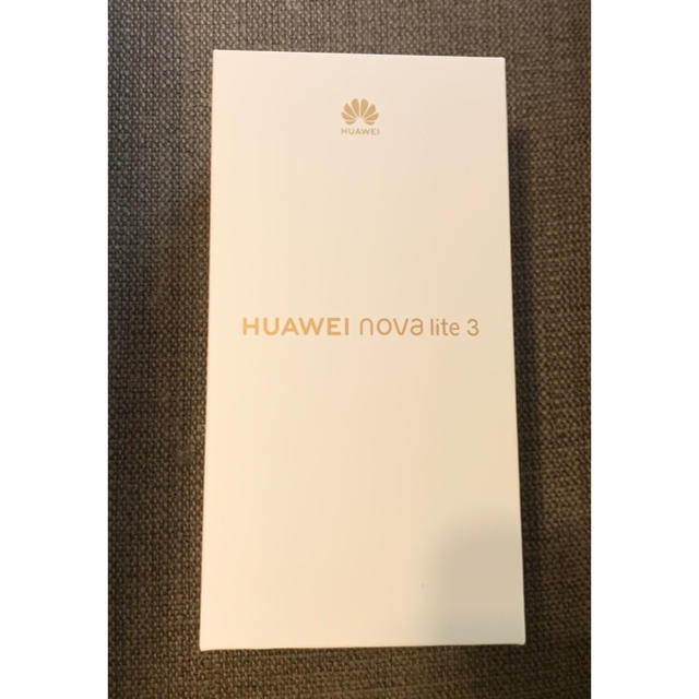 スマートフォン本体【新品】HUAWEI nova lite 3 本体 ブルー