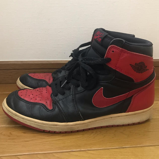 NIKE - NIKE AIR JORDAN 1 94年 復刻 Bred ブレッドの通販 by t's shop