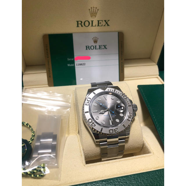 ROLEX - ロレックス　ヨットマスター40mm ダークロジウム　116622の通販 by ピーターパン