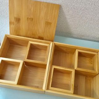 新品！！木製お重箱(弁当用品)