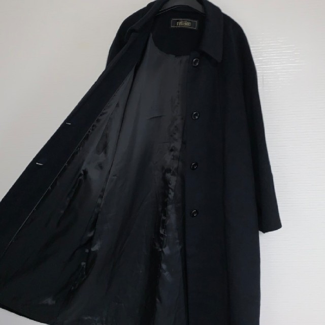 IP-PISSARROイフピサロ ロングコート カシミヤ100% ブラックの IP-PISSARROイフピサロ ロングコート カシミヤ100% ブラックの