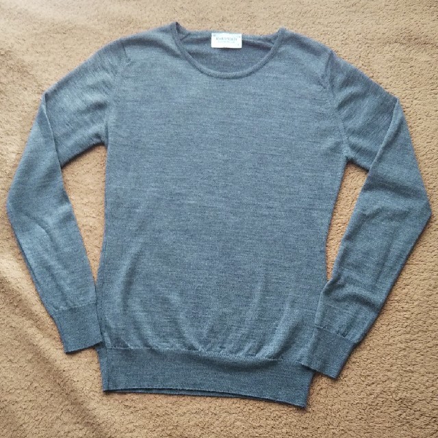 JOHN SMEDLEY(ジョンスメドレー)のジョンスメドレー*クルーネックニット[S] チャコールグレー レディースのトップス(ニット/セーター)の商品写真