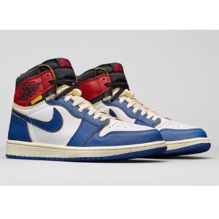 ナイキ(NIKE)のair jordan 1 union 青 27.5cm(スニーカー)