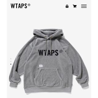 ダブルタップス(W)taps)のW)TAPS DOWNY 02 SWEATSHIRT GRAY Lサイズ(パーカー)