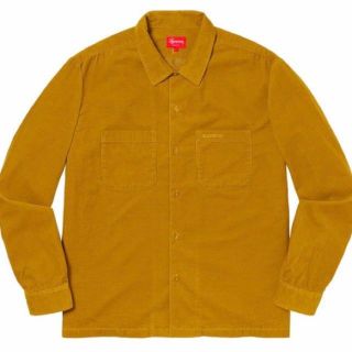 シュプリーム(Supreme)の XL Supreme Corduroy Shirt Gold キムタク着(シャツ)