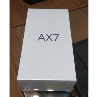 新品未開封　oppo ax7(スマートフォン本体)
