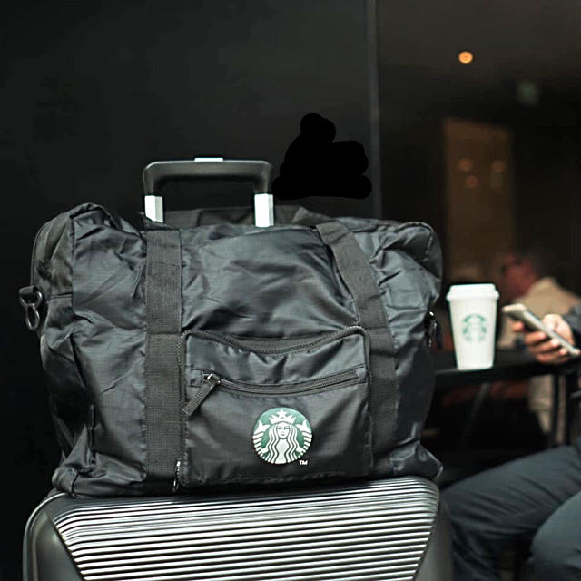 Starbucks Coffee(スターバックスコーヒー)のスターバックス インドネシア 旅行バッグ 収納バッグ トラベルバッグ レディースのバッグ(スーツケース/キャリーバッグ)の商品写真