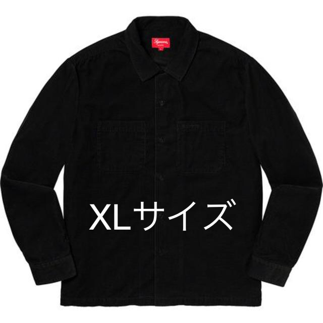 トップスSupreme Corduroy Shirt XL Black