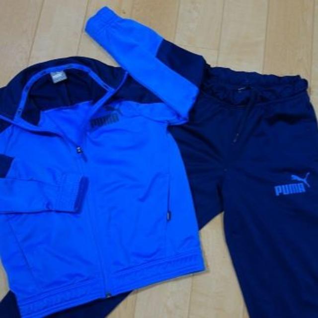 PUMA(プーマ)のプーマ１３０ｃｍジャージ上下セット・送料込み２０００円 キッズ/ベビー/マタニティのキッズ服男の子用(90cm~)(その他)の商品写真