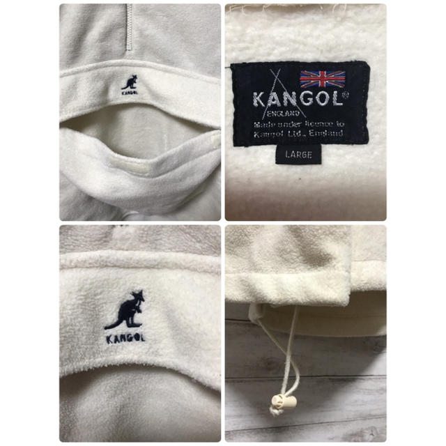 KANGOL(カンゴール)のnonon様専用 ★ハーフジップ フリースパーカー　ジャケット　L メンズのトップス(パーカー)の商品写真