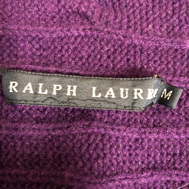 Ralph Lauren(ラルフローレン)のラルフローレン 袖あり ポンチョ パープル/素材タグなし レディースのジャケット/アウター(ポンチョ)の商品写真