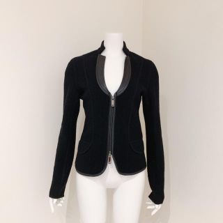 アルマーニ(Emporio Armani) ノーカラージャケット(レディース)の通販 アルマーニ(Emporio Armani) ノーカラージャケット(レディース)の通販