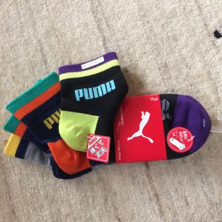 プーマ(PUMA)のプーマ ソックス3足セット 21-23センチ 新品(靴下/タイツ)