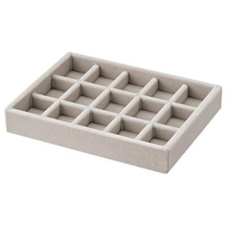 ムジルシリョウヒン(MUJI (無印良品))の無印良品　ベロア内箱仕切　格子(小物入れ)