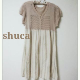 シュカ(shuca)のshuca＊ワンピ(ひざ丈ワンピース)