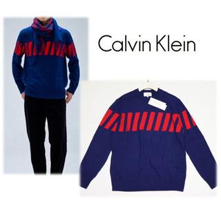 シーケーカルバンクライン(ck Calvin Klein)の新品【カルバンクライン】ファインメリノ セーター ニット L(ニット/セーター)