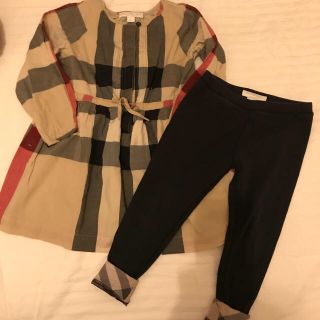 バーバリー(BURBERRY)のバーバリー 4y ワンピース&レギンス(ワンピース)