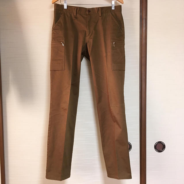 JUNMEN(ジュンメン)のジュンメン　パンツ　細め　ブラウンカーキ メンズのパンツ(チノパン)の商品写真