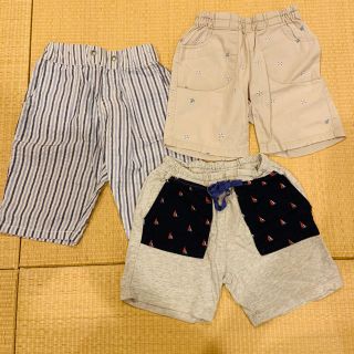 コンビミニ(Combi mini)のCombo mini / LAGOM キッズ半ズボン 100 3点セット(パンツ/スパッツ)