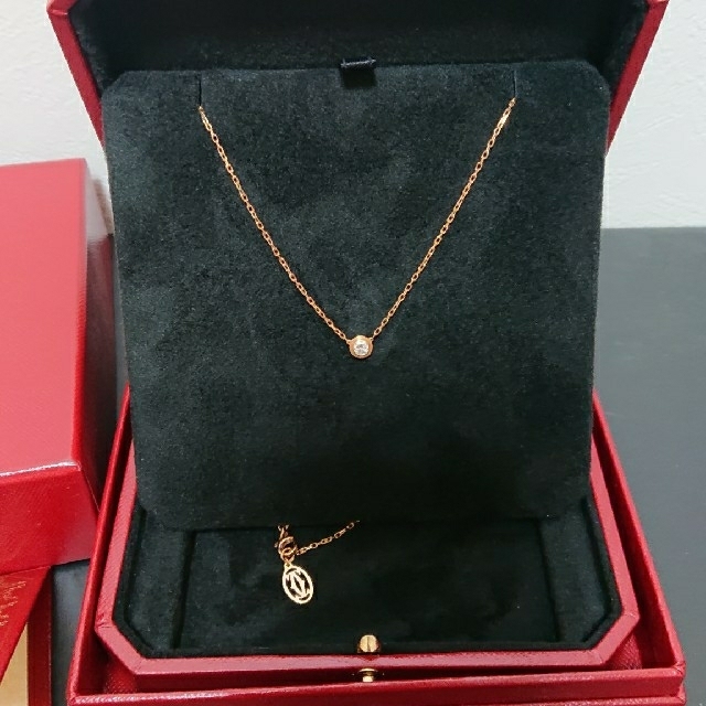 Cartier(カルティエ)の♡かか様専用♡ Cartier ディアマンレジェ LM ピンクゴールド  レディースのアクセサリー(ネックレス)の商品写真