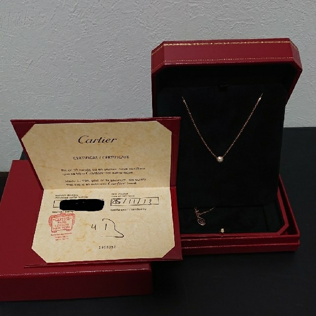 Cartier(カルティエ)の♡かか様専用♡ Cartier ディアマンレジェ LM ピンクゴールド  レディースのアクセサリー(ネックレス)の商品写真